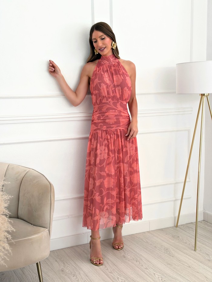 Vestido Halter Mina