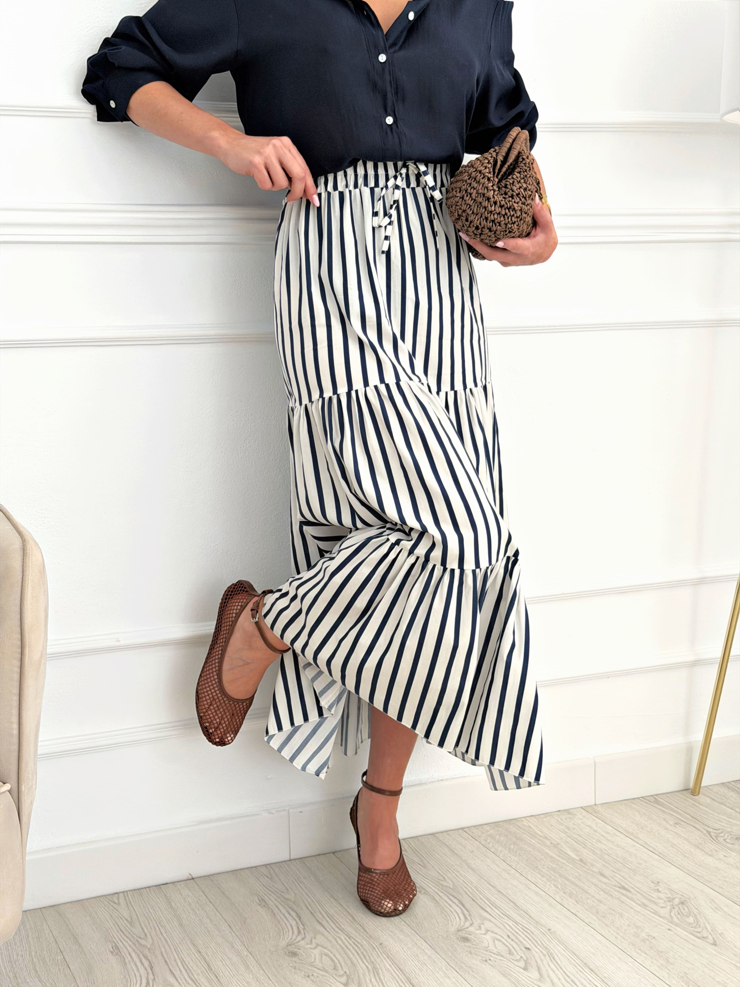 falda-midi-rayas-marino-mujer-algodon-elastica