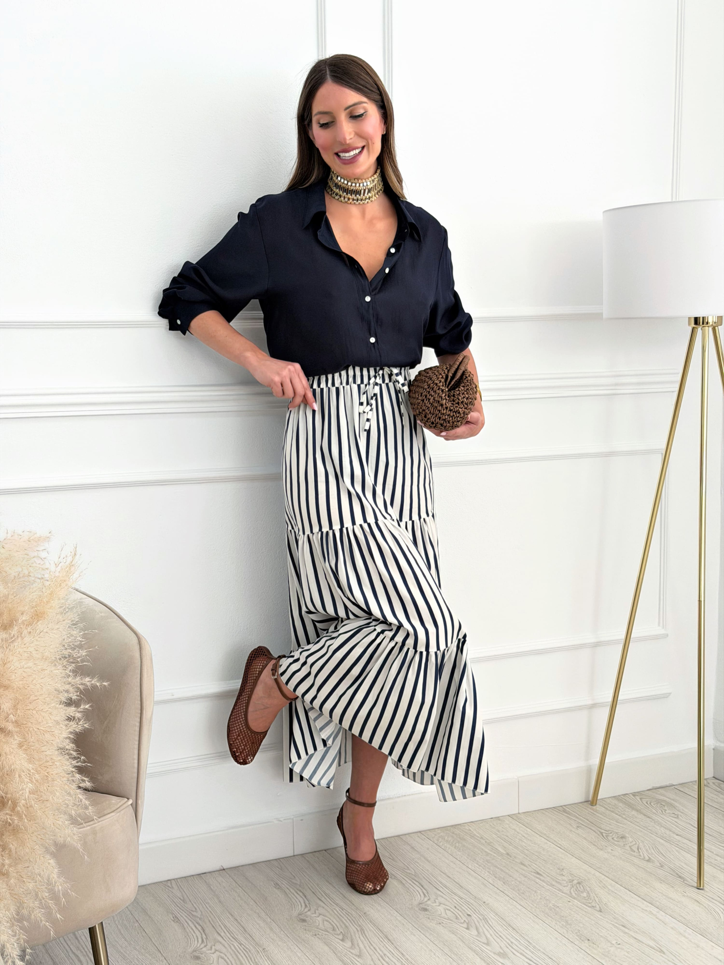 falda-midi-rayas-marino-mujer-algodon-elastica1