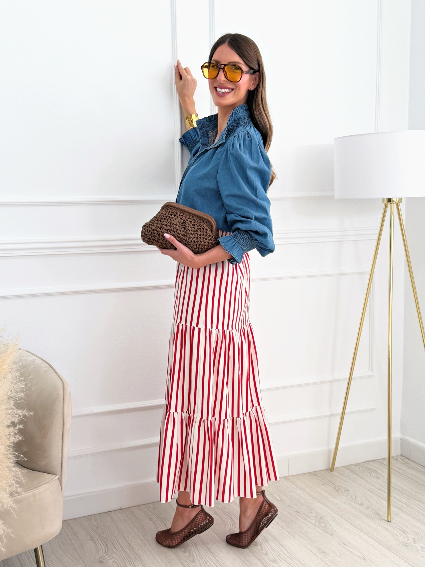 falda-midi-rayas-rojas-mujer-algodon-elastica2