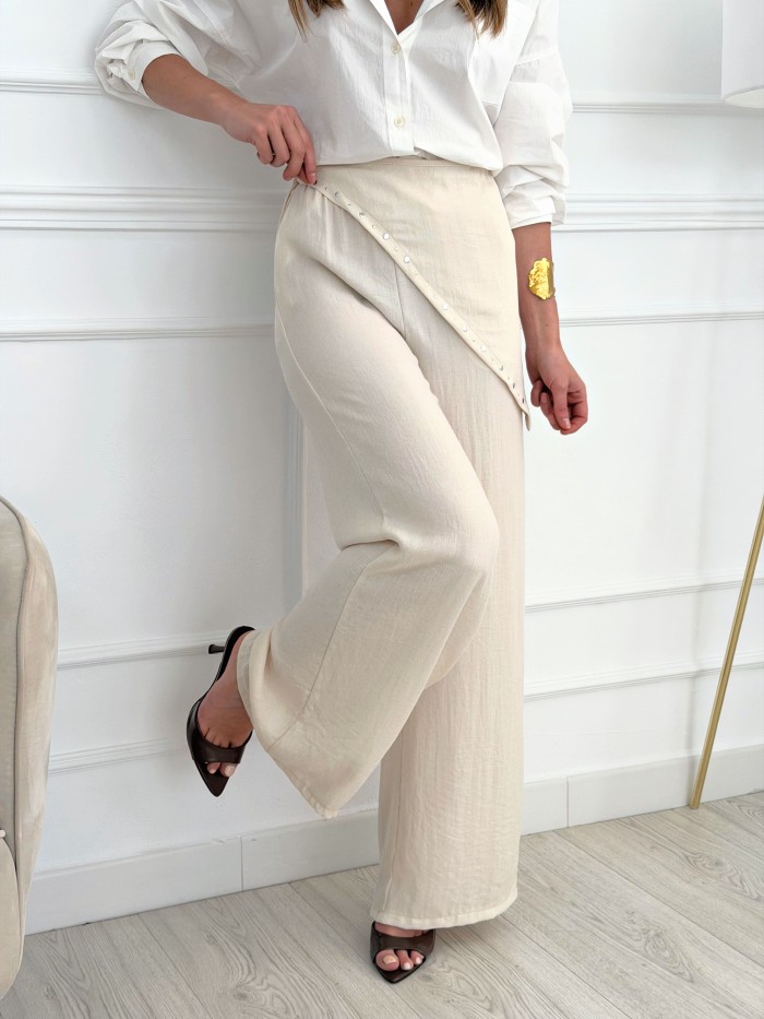 Pantalón Pañuelo Crudo