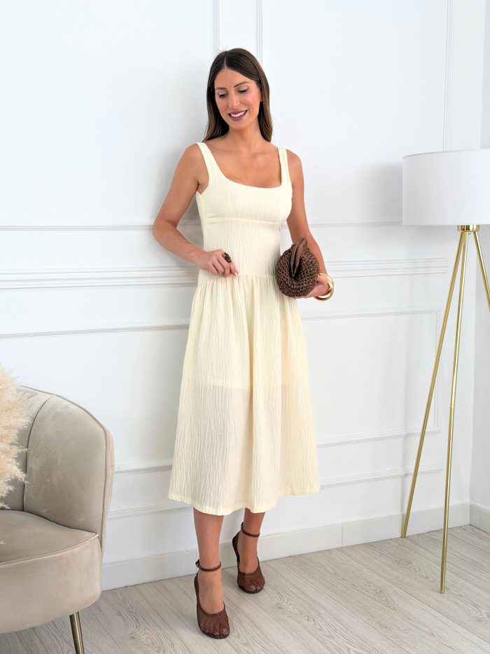Vestido Jimena Crudo