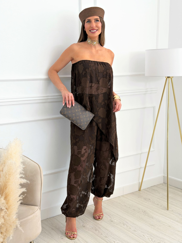 Conjunto Carolina Chocolate