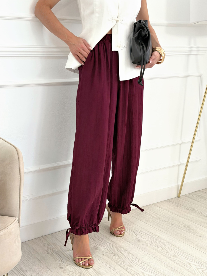 Pantalón Bombacho Himba Burgundy